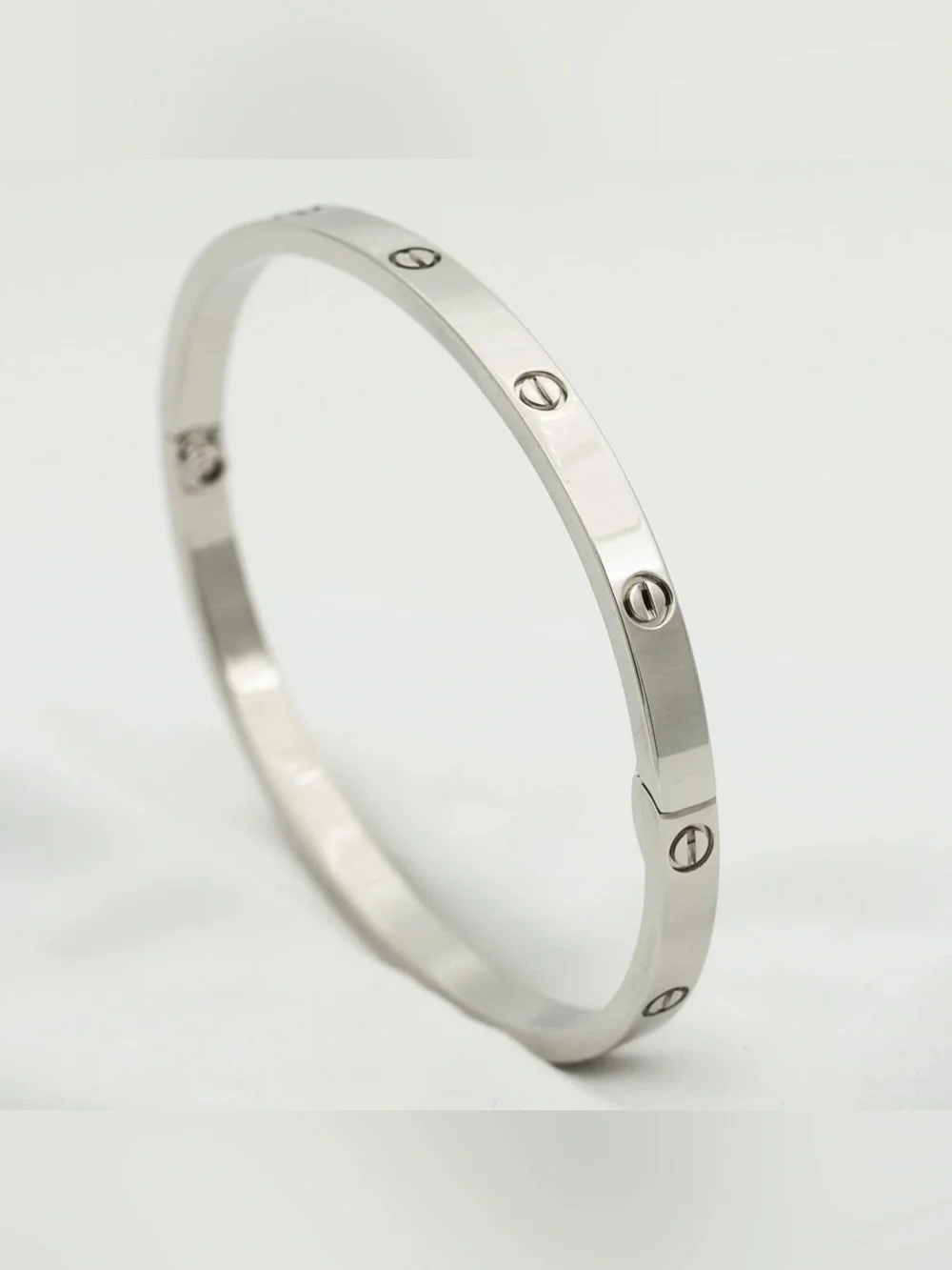 Generic Small Model Screw Bangle Bracelet with Screwdriver in Silver